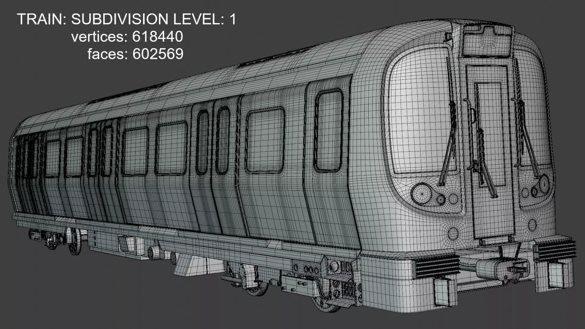British train and London underground 3D Model Collection_2