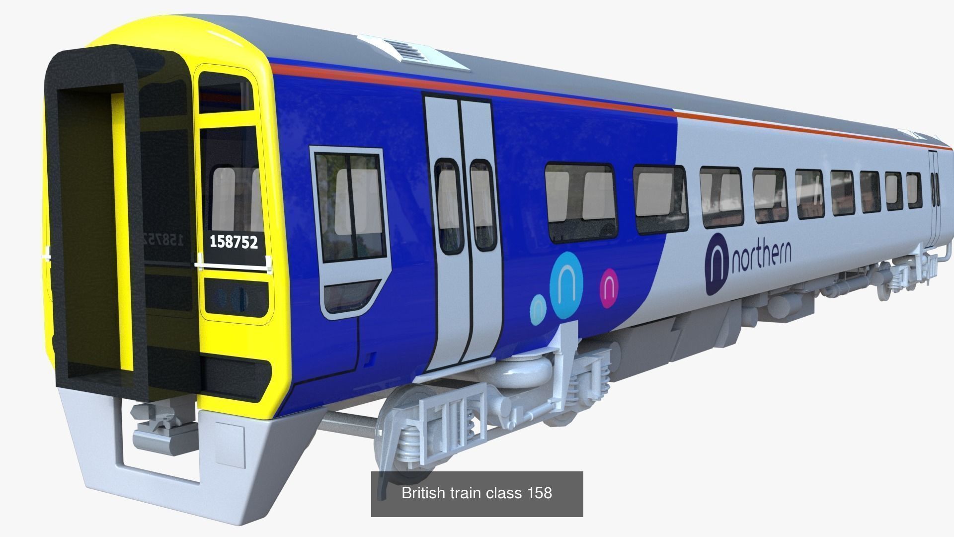 British train and London underground 3D Model Collection_10