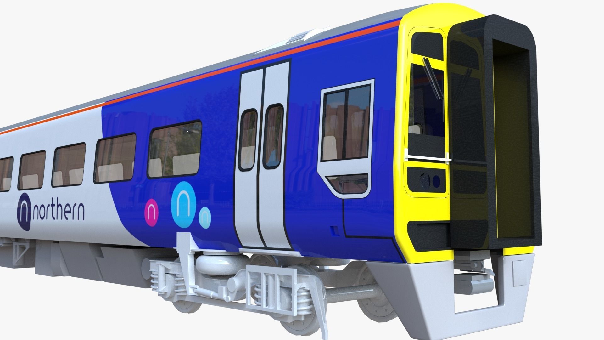 British train and London underground 3D Model Collection_11