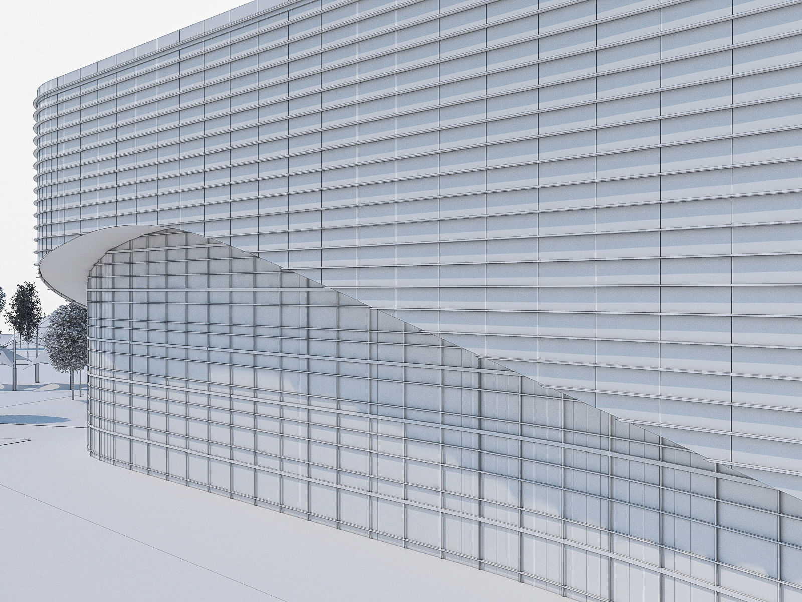 Sochi Olympic Stadium  Low-poly 3D model_10