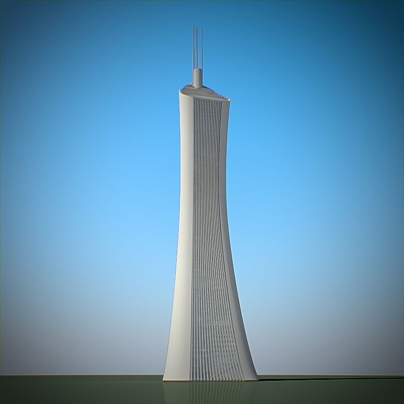Skyscraper 3D model_6
