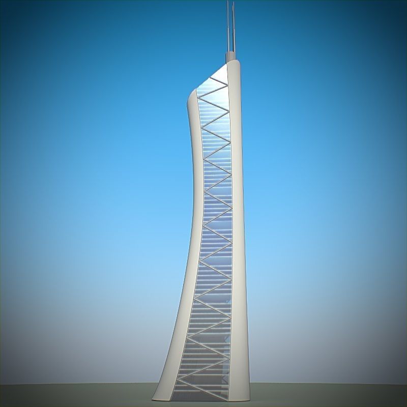 Skyscraper 3D model_3