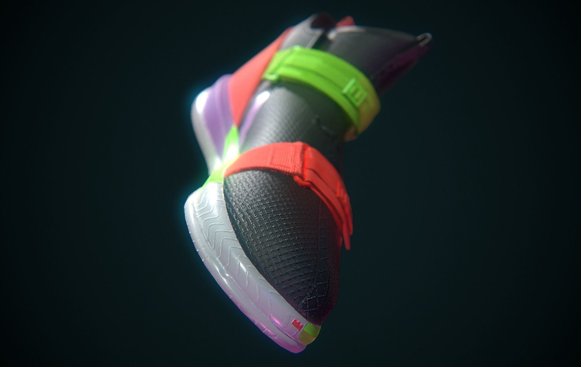 Nike Lebron Soldier XIII Low-poly 3D model_24