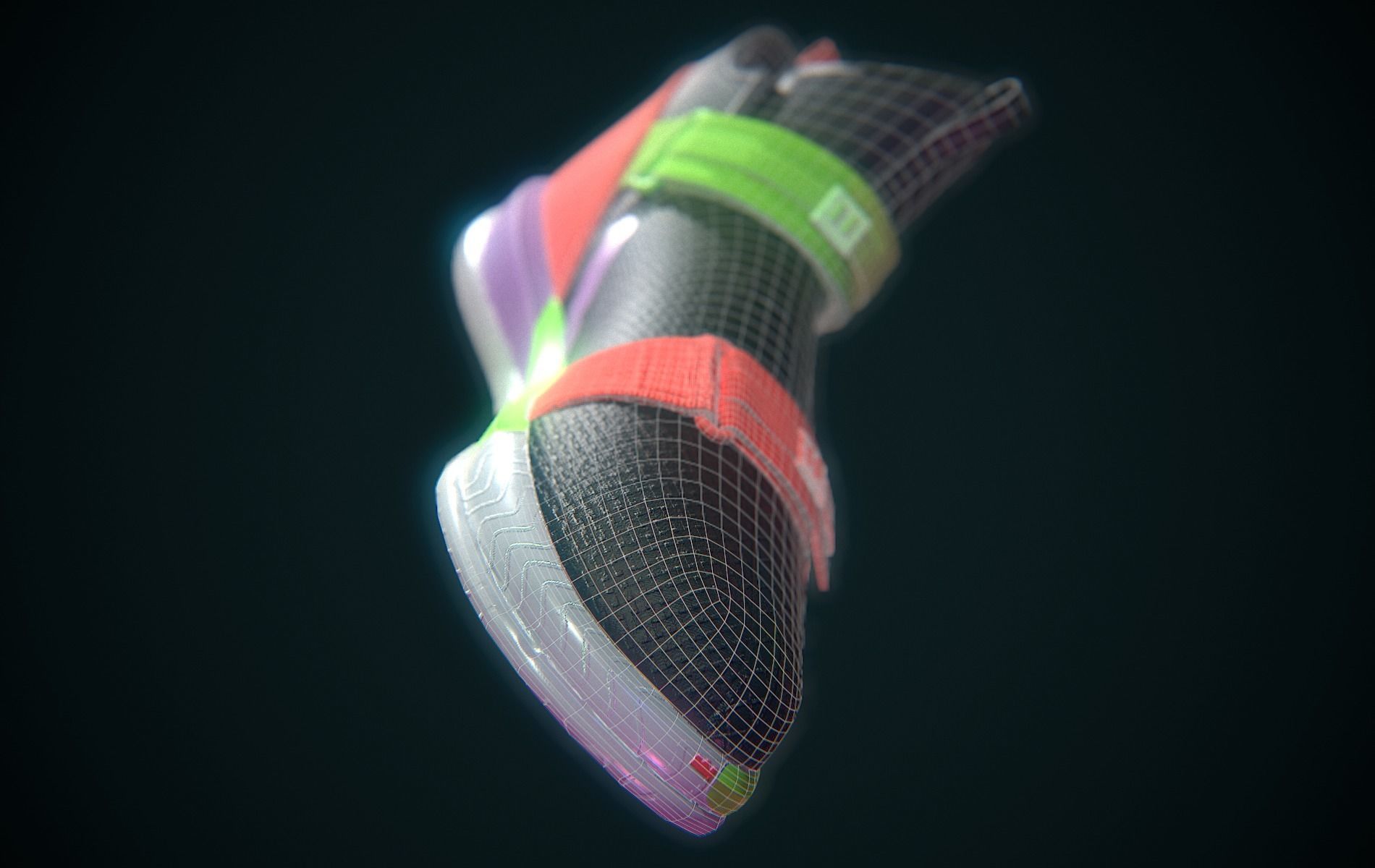 Nike Lebron Soldier XIII Low-poly 3D model_25