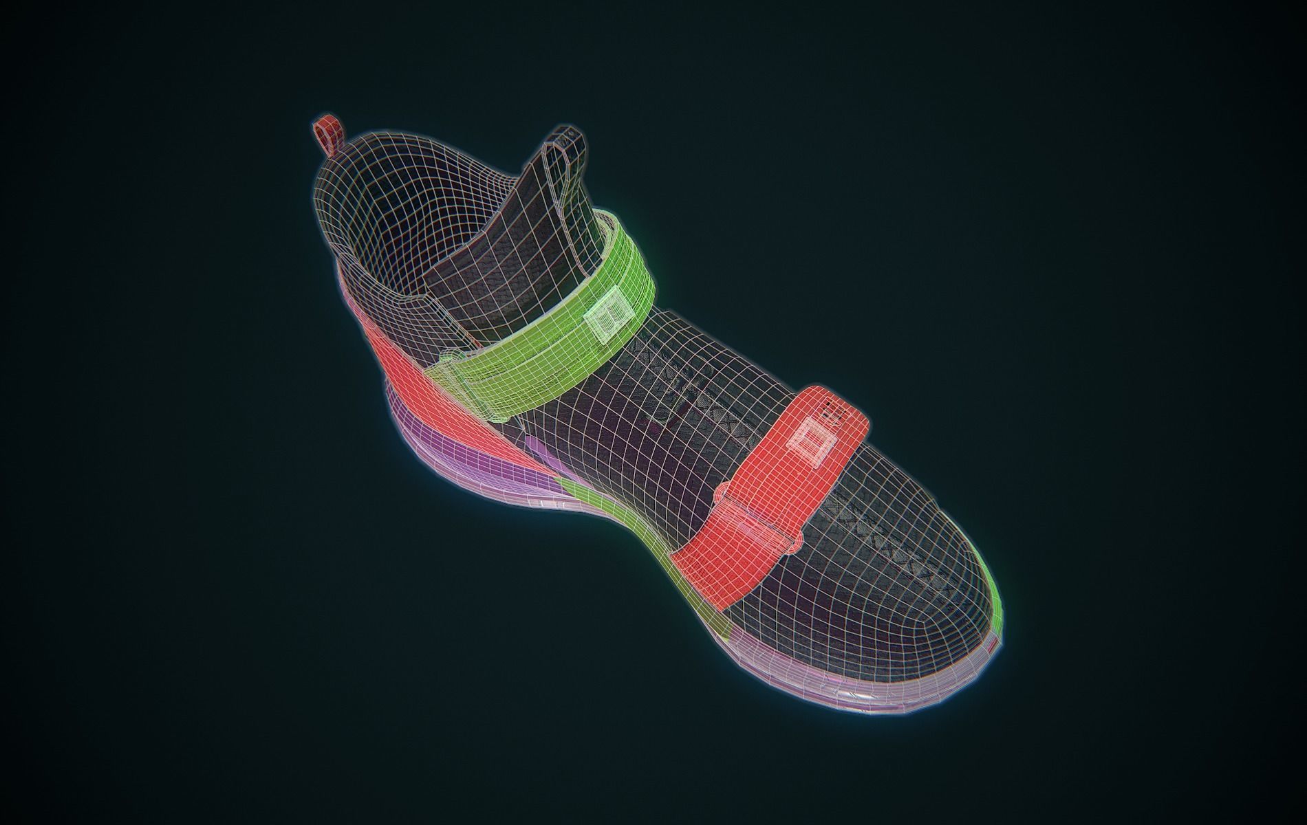 Nike Lebron Soldier XIII Low-poly 3D model_13