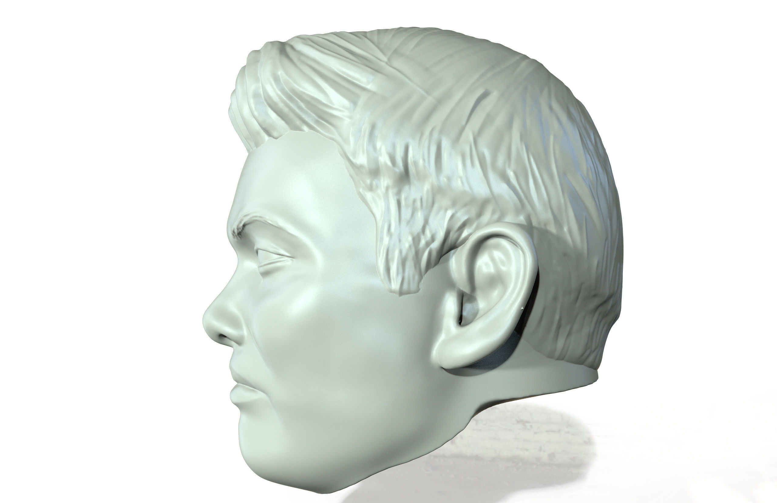 Zukuchika Aodada 3D printable portrait sculpt 3D print model_8