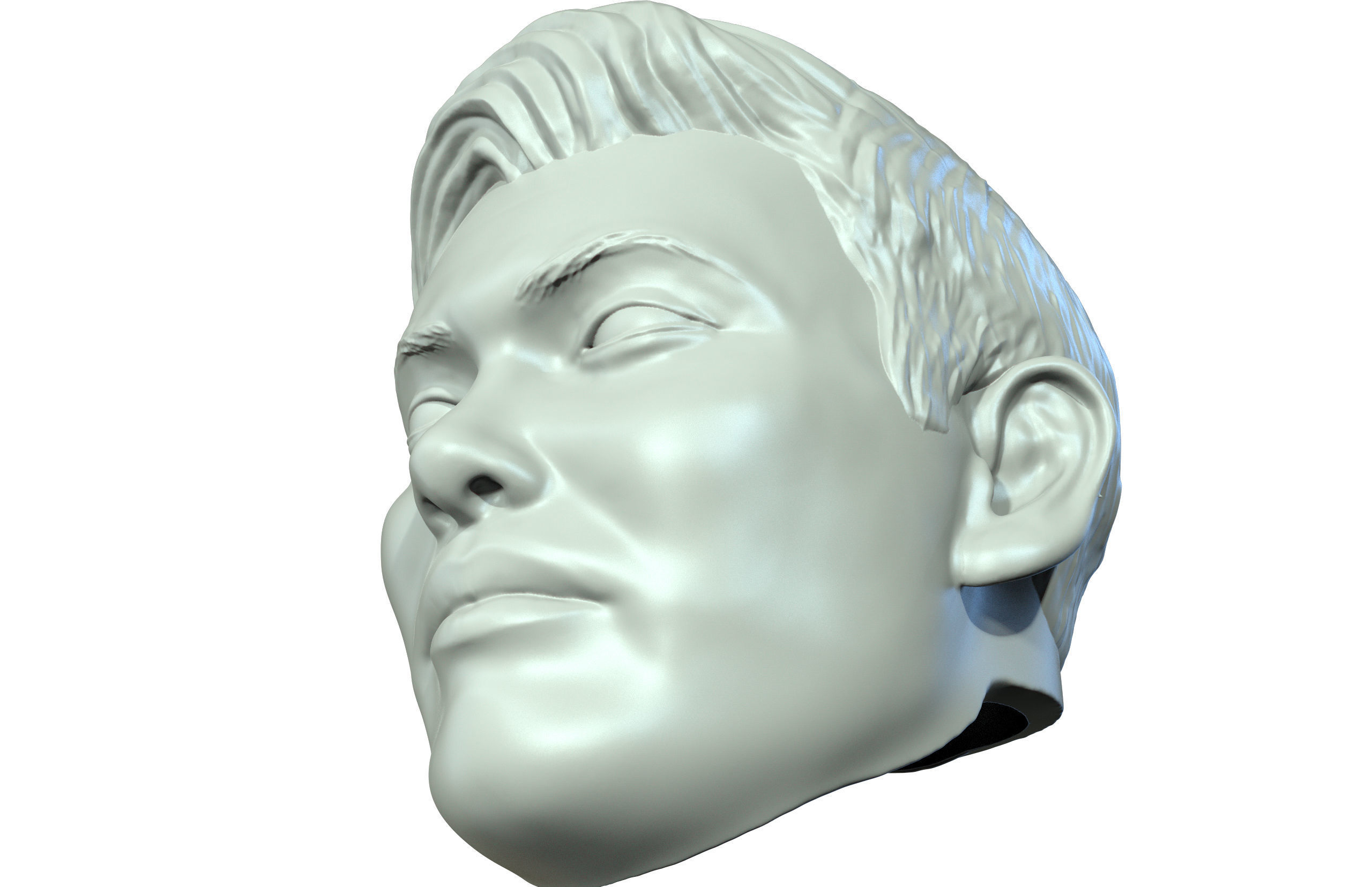 Zukuchika Aodada 3D printable portrait sculpt 3D print model_9