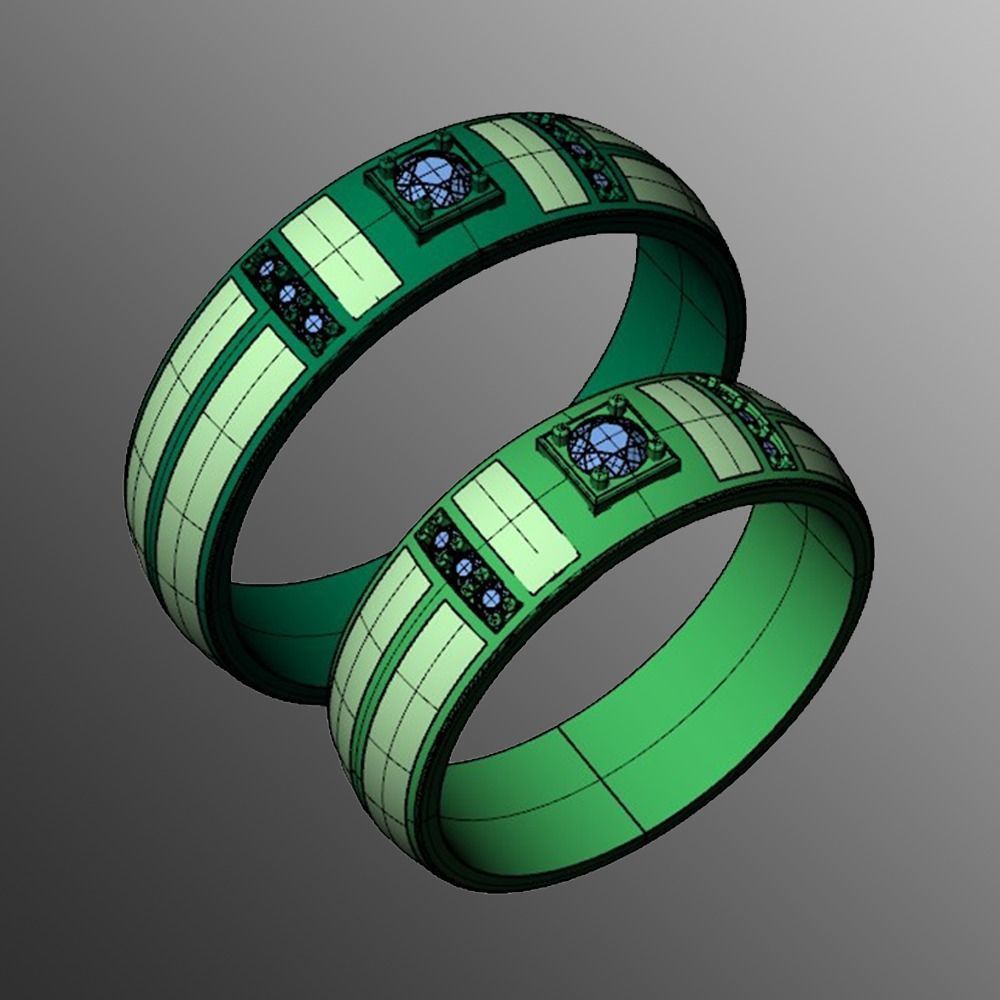 Ring pk 18 3D print model_2