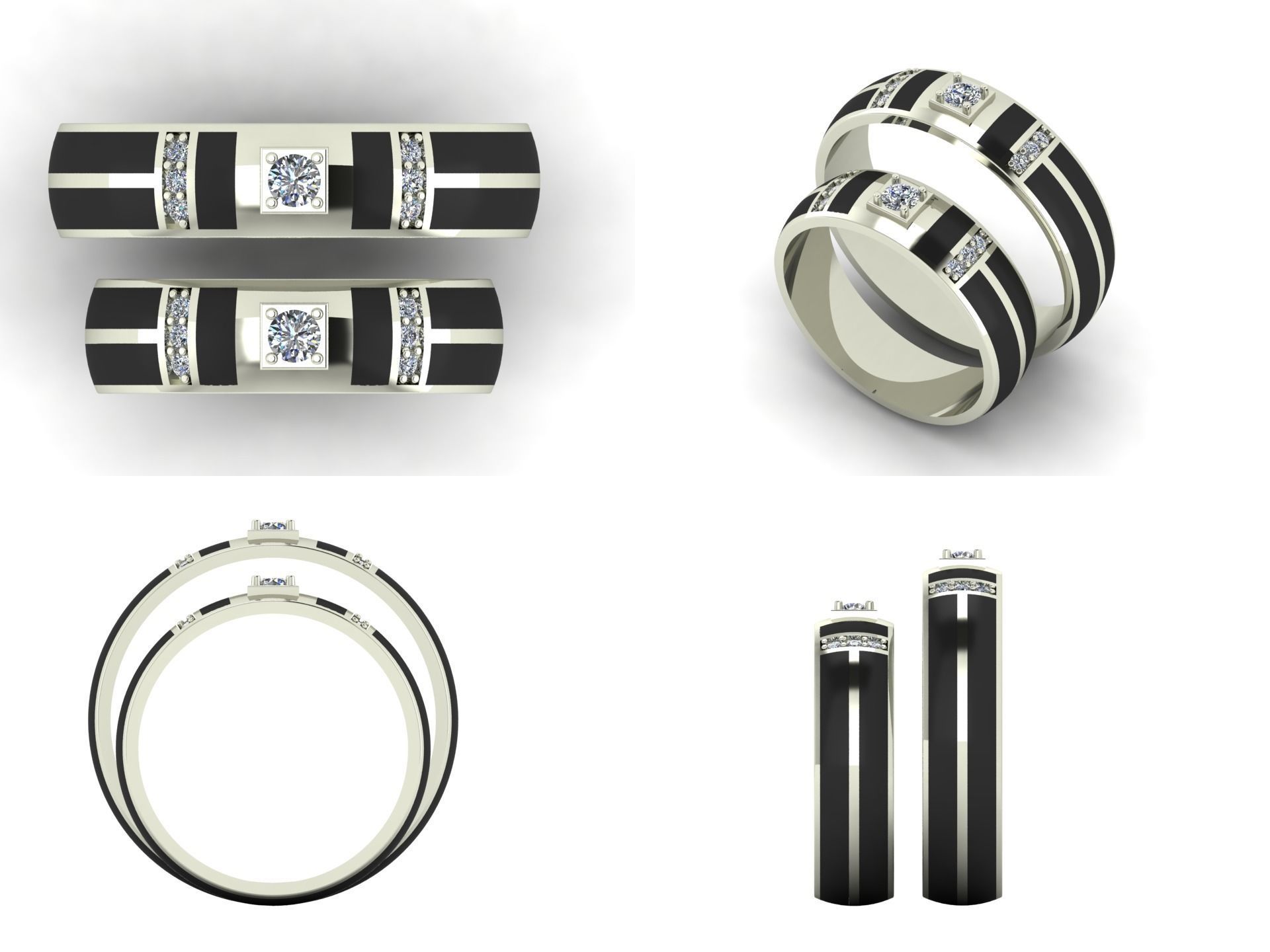 Ring pk 18 3D print model_4