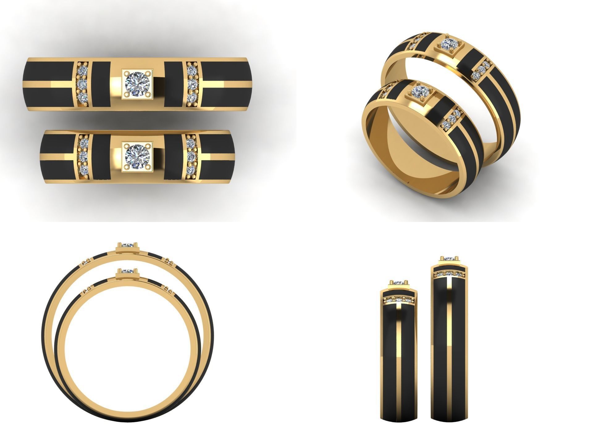 Ring pk 18 3D print model_3