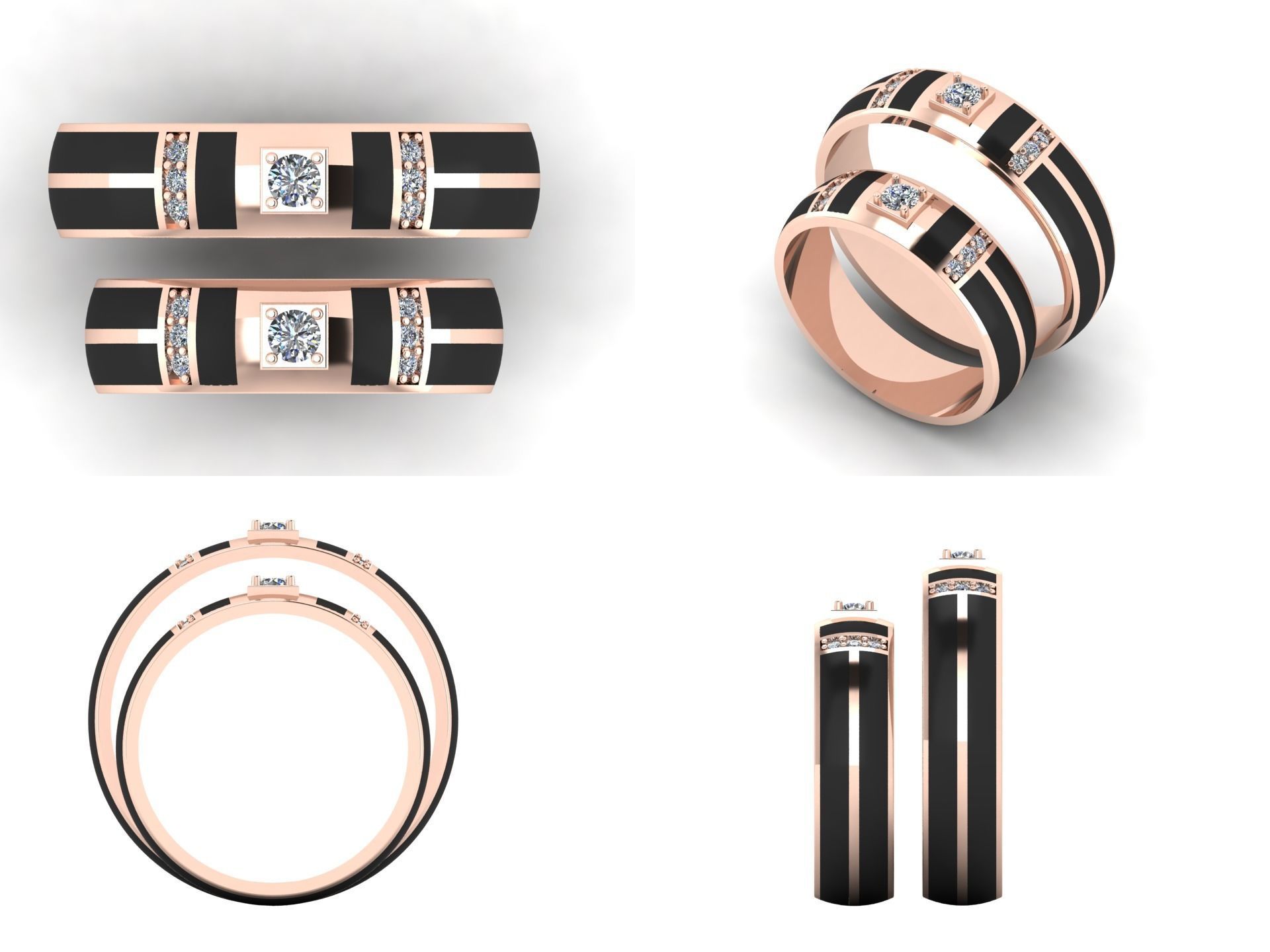 Ring pk 18 3D print model_5