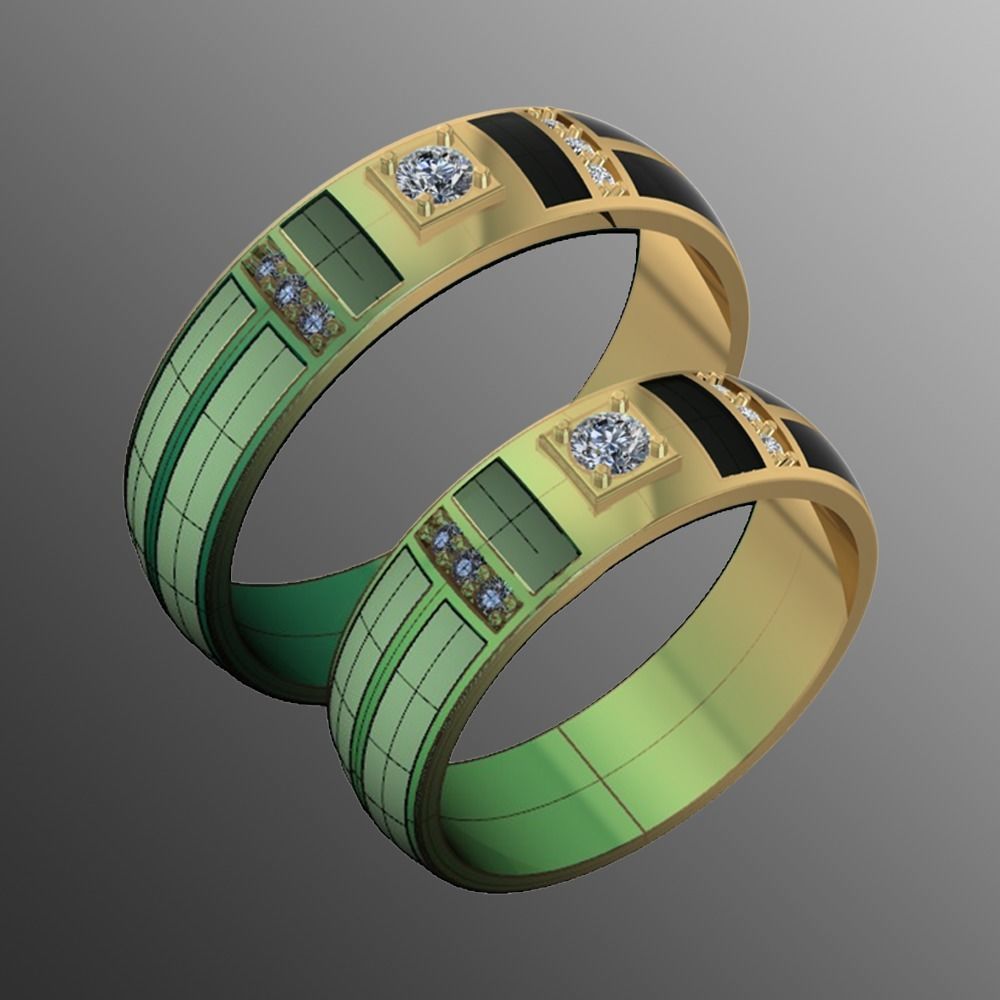 Ring pk 18 3D print model_1