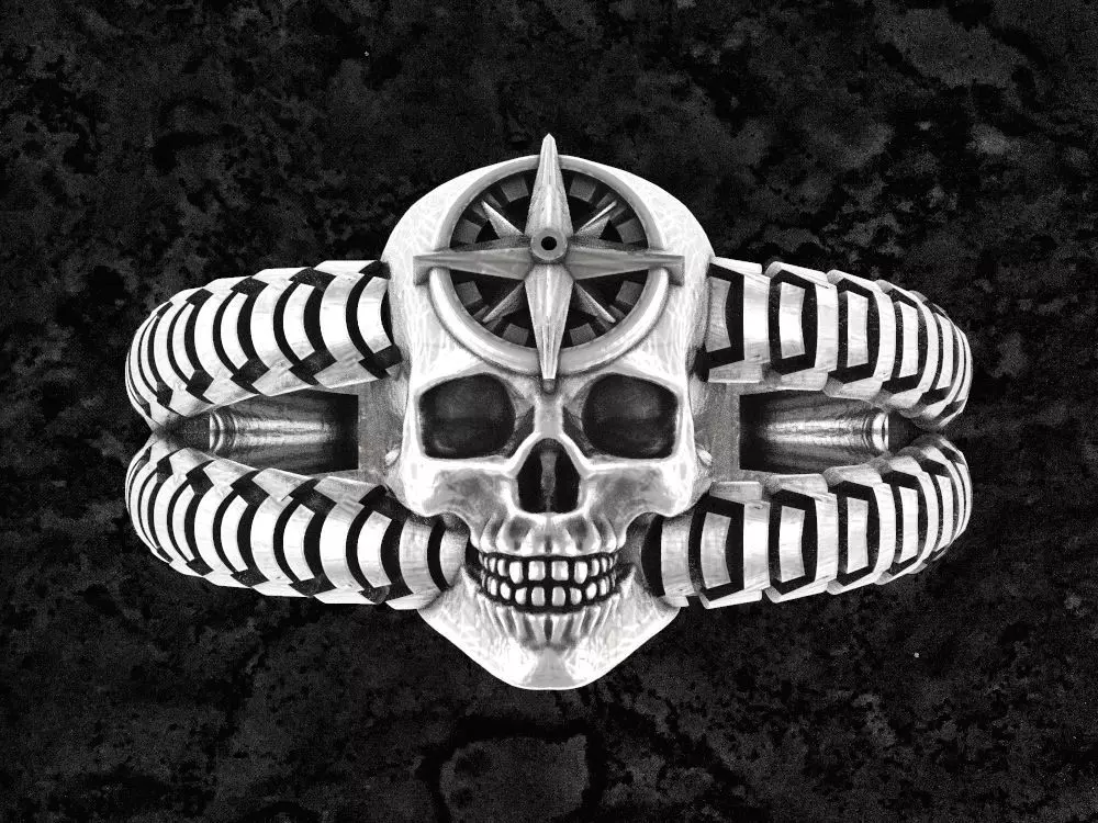 Ring-tire33 engagement ring with diamonds 3D print model_0