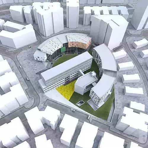 Campus Buildings Set 02 