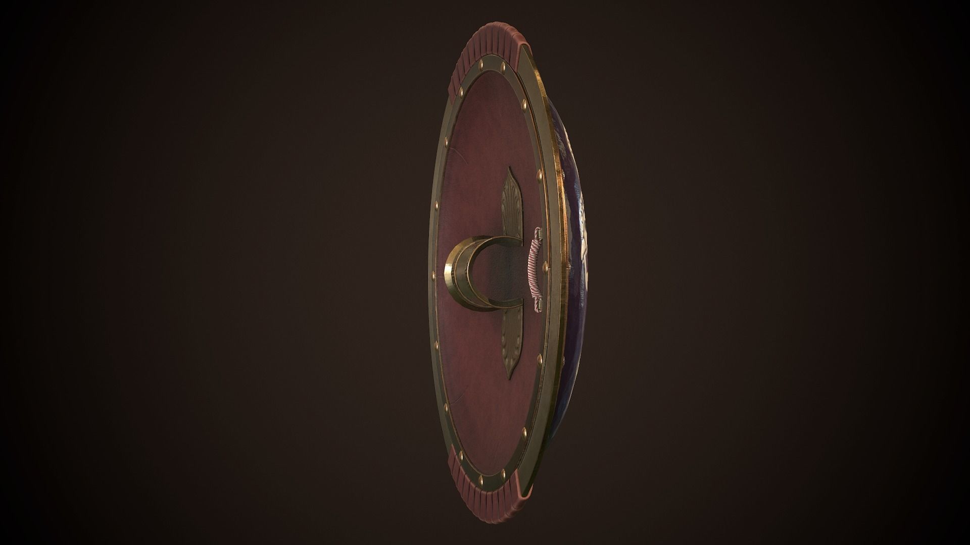 Hoplite Shield Bird Low-poly 3D model_18