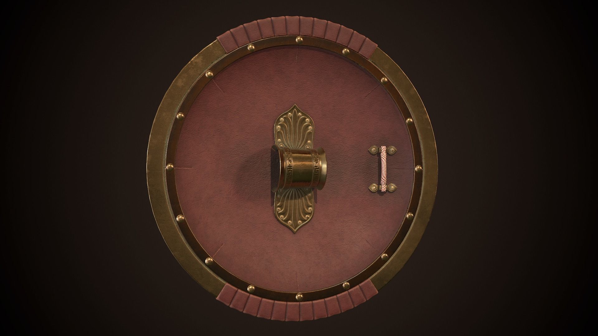 Hoplite Shield Bird Low-poly 3D model_12