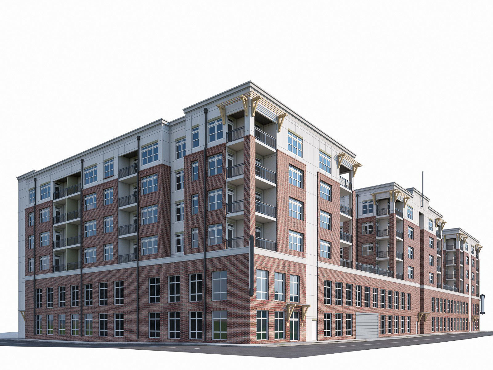 Apartment Complex 04 3D model_20