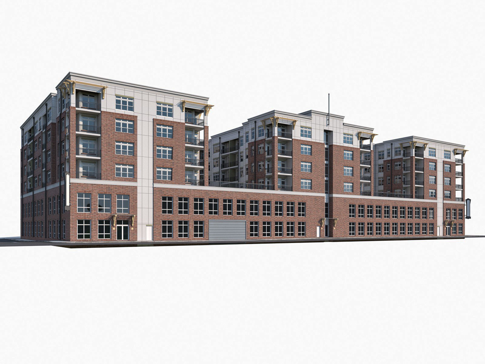 Apartment Complex 04 3D model_21