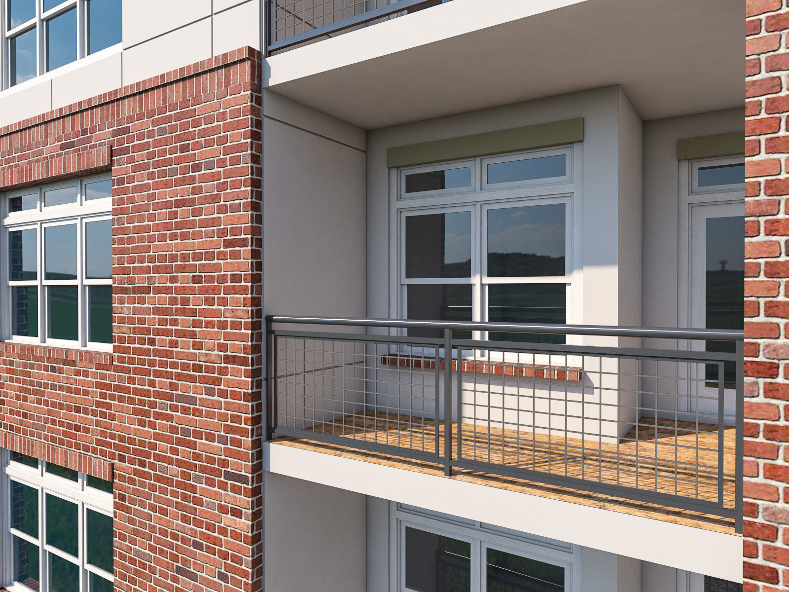 Apartment Complex 04 3D model_16