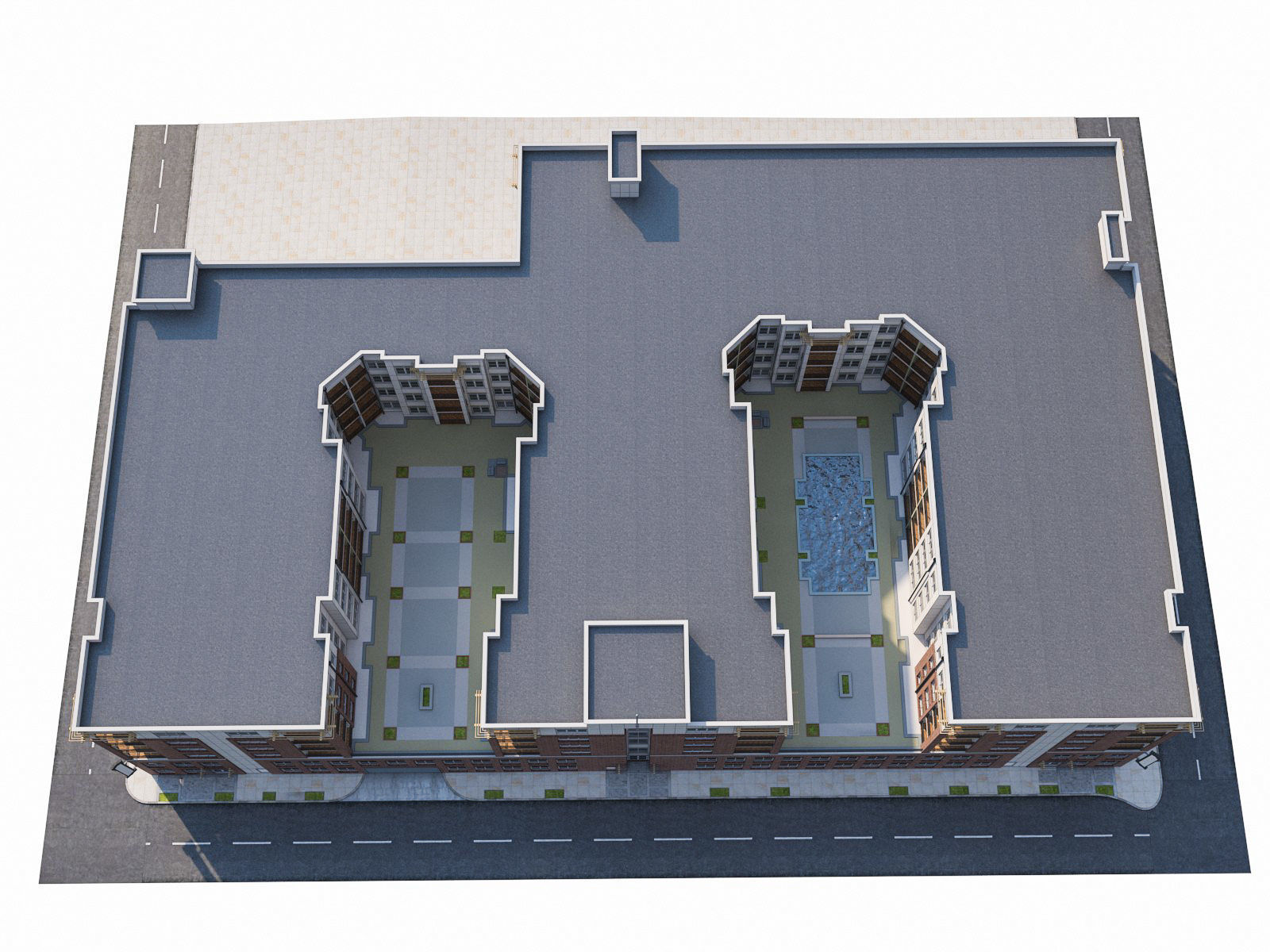 Apartment Complex 04 3D model_19