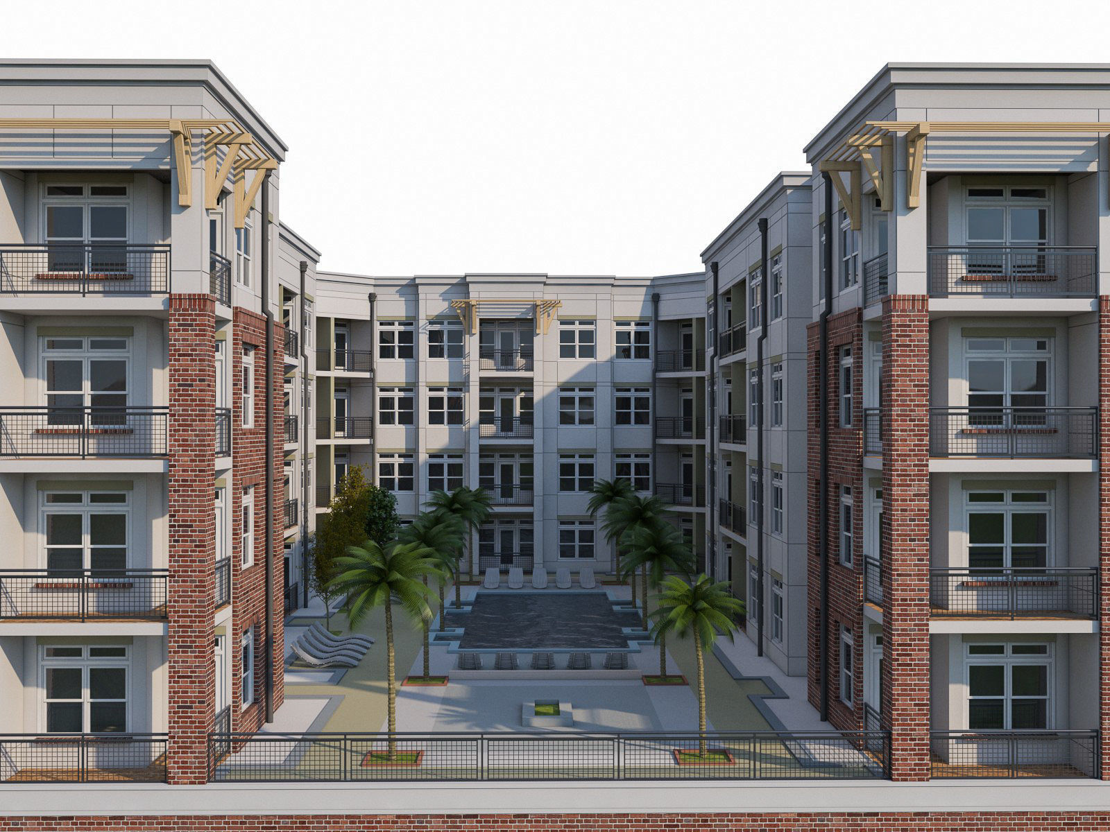 Apartment Complex 04 3D model_28