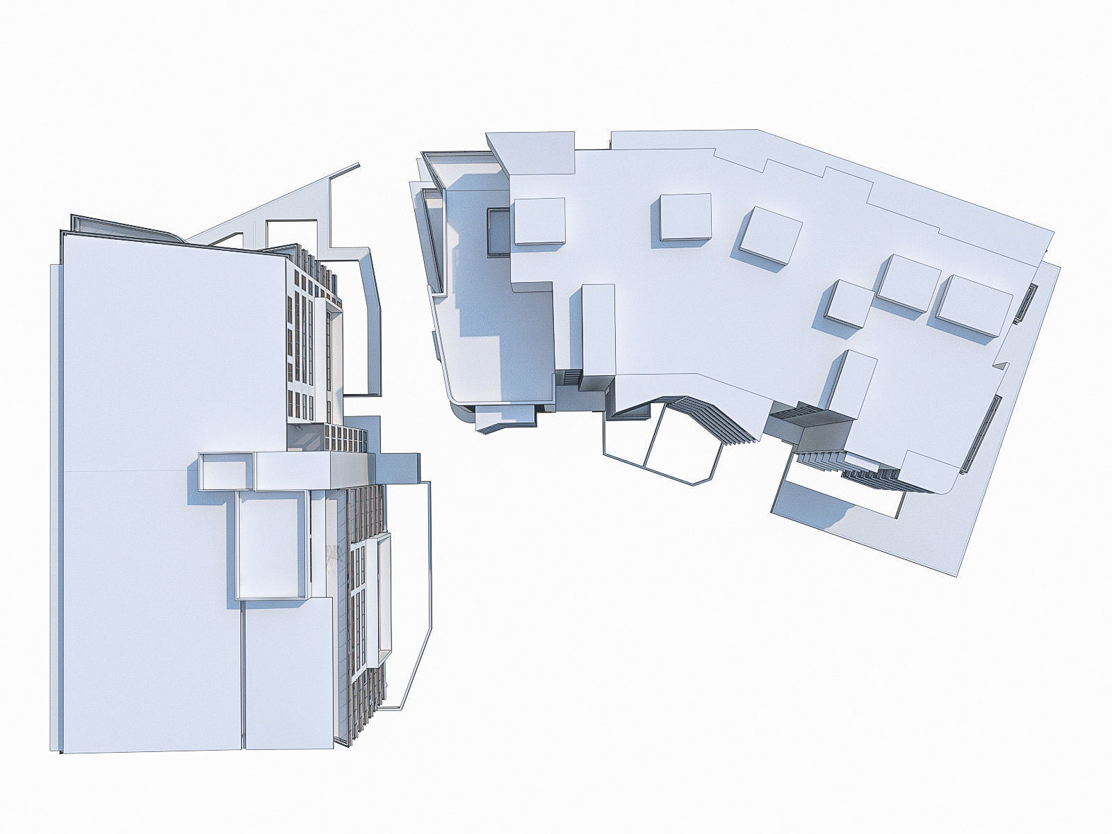 Apartment Buildings 04 Low-poly 3D model_12