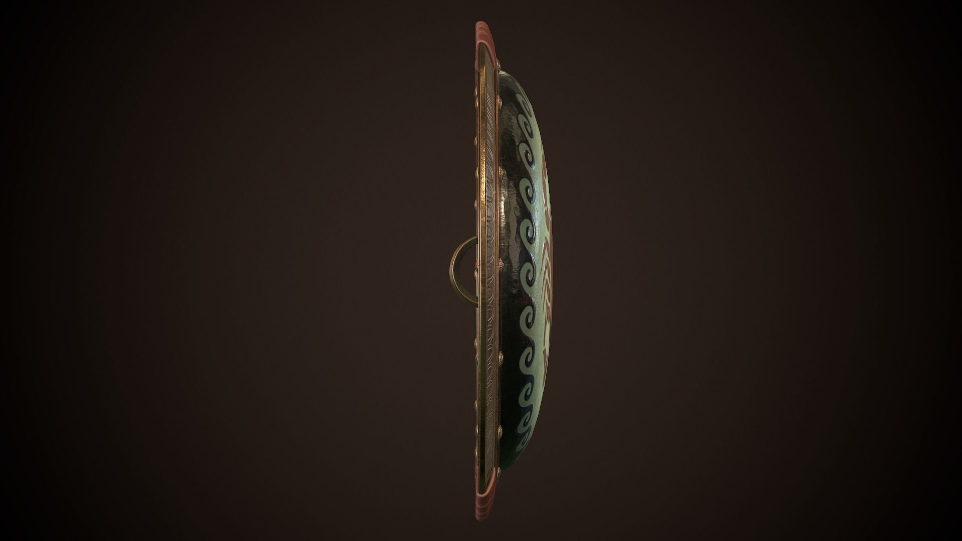 Hoplite Shield Crub Low-poly 3D model_19