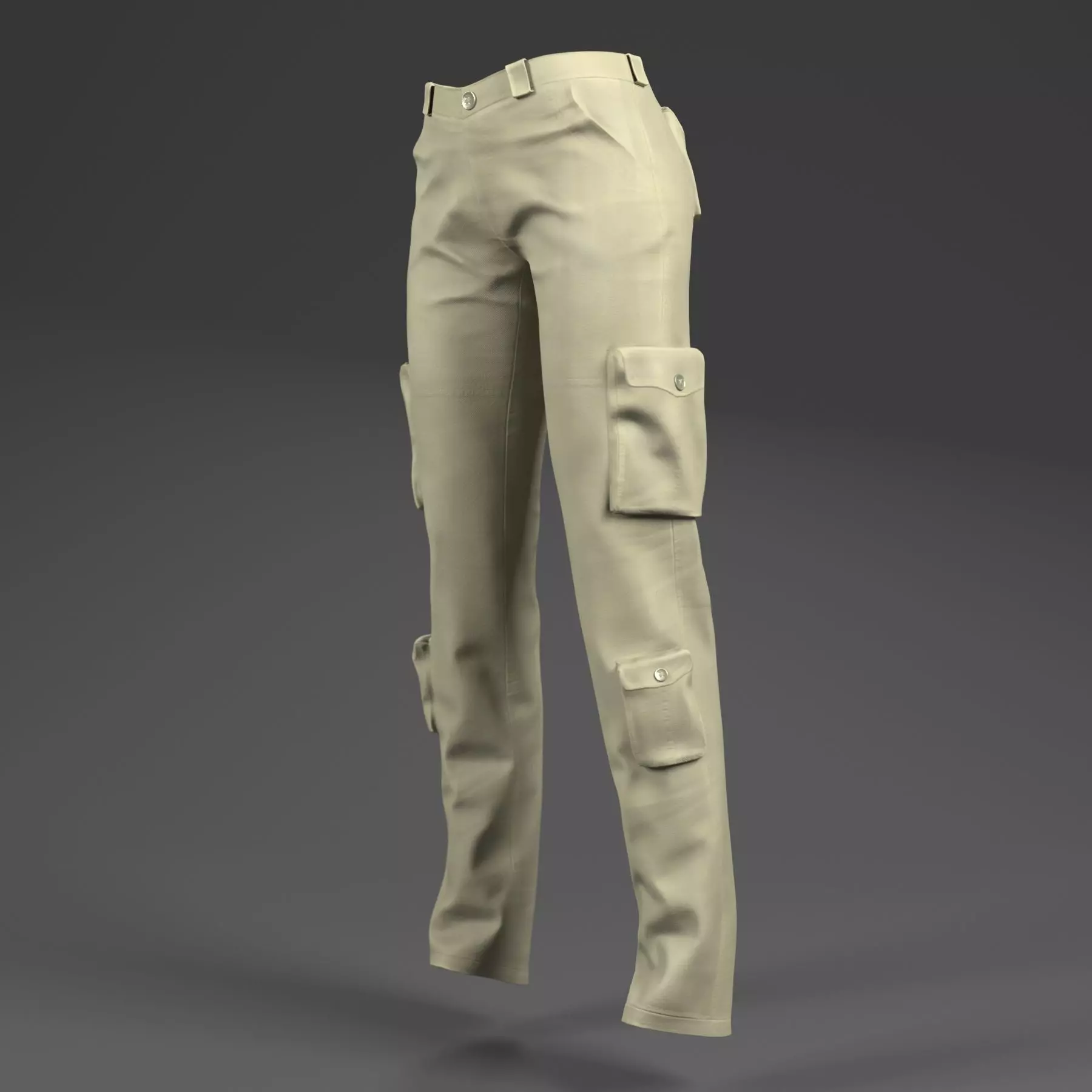 Pants for woman Free low-poly 3D model