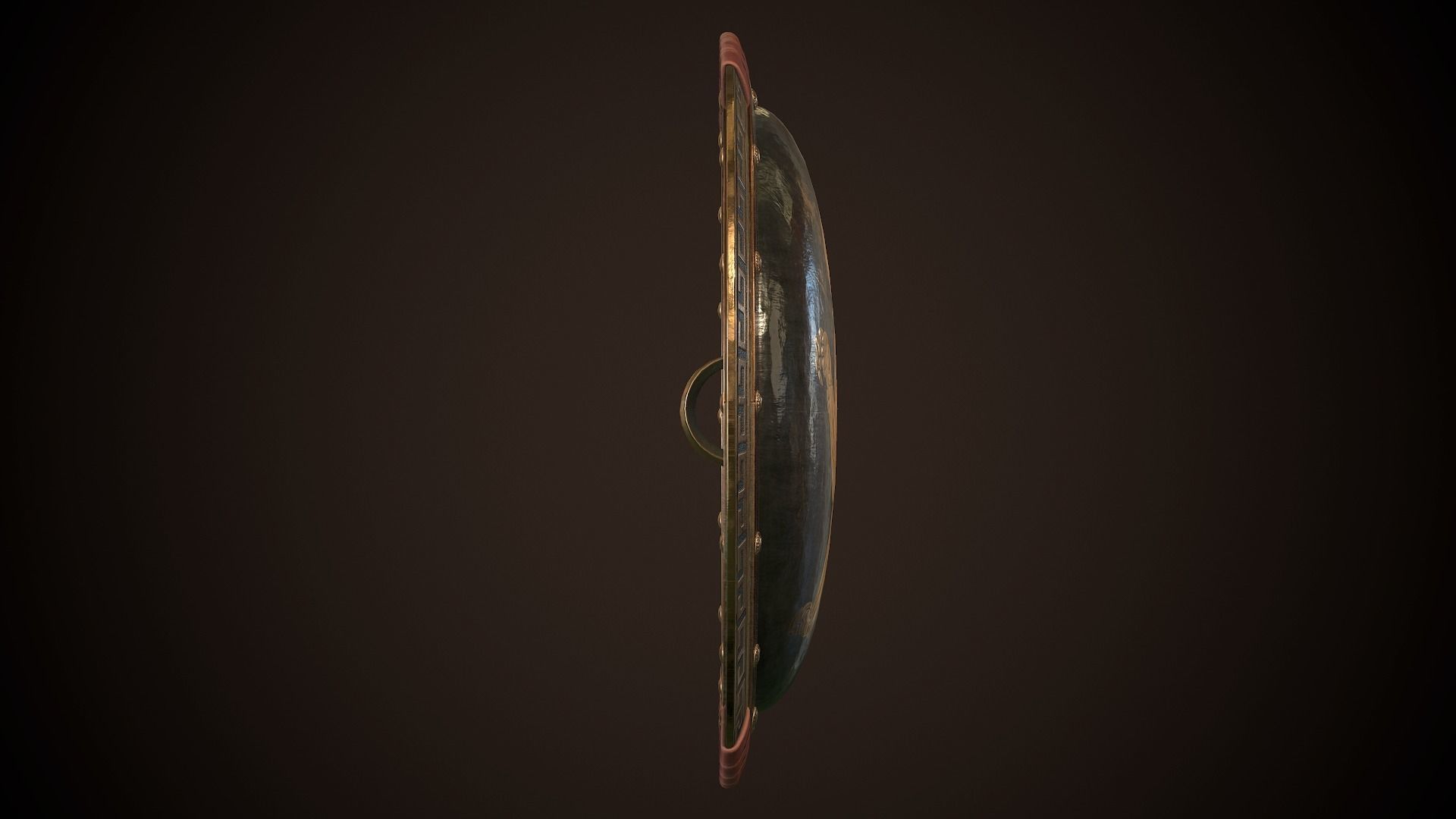 Hoplite Shield Gryphon Low-poly 3D model_19