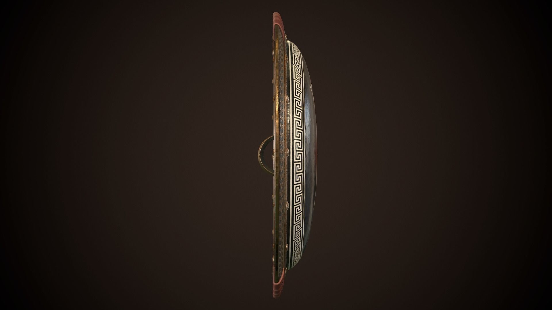 Hoplite Shield Helm Low-poly 3D model_19