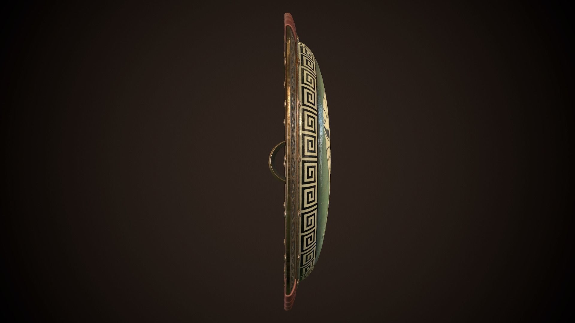 Hoplite Shield Krios Low-poly 3D model_19