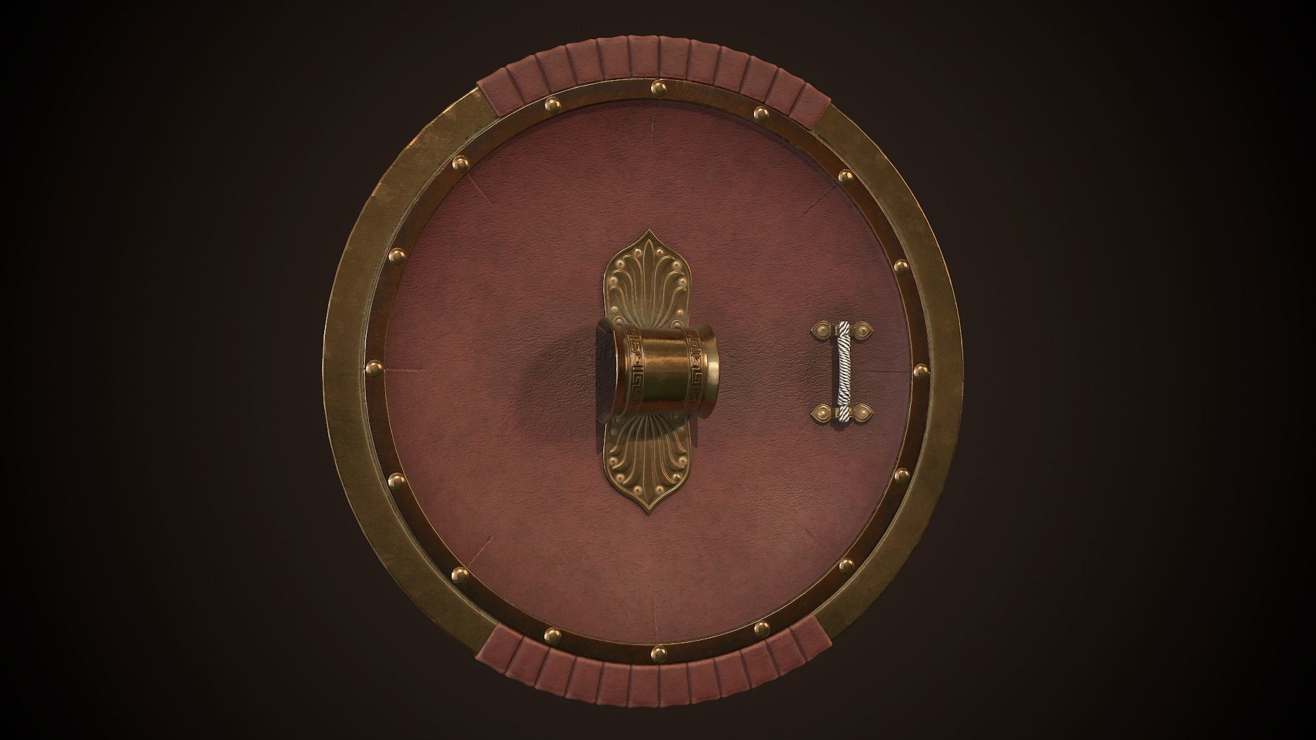 Hoplite Shield Krios Low-poly 3D model_12