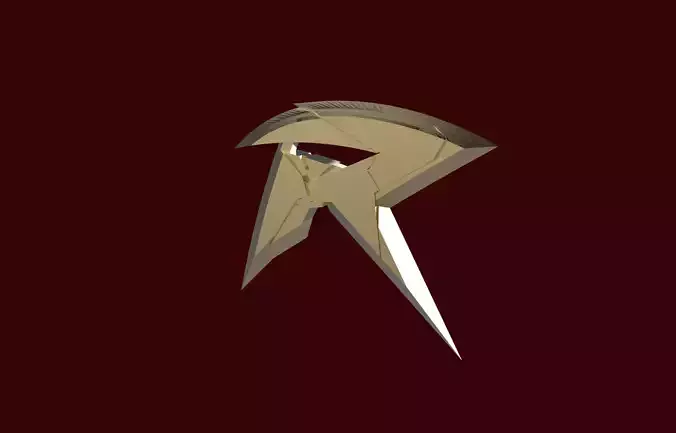 HBOmax DC Titans Robin Logo STL 3D print model