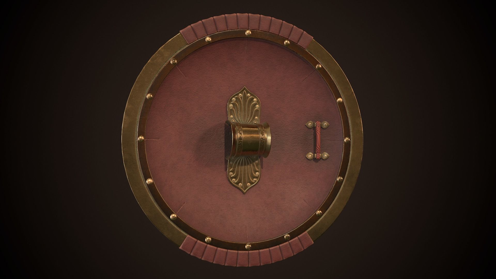 Hoplite Shield Scorpion  Low-poly 3D model_12