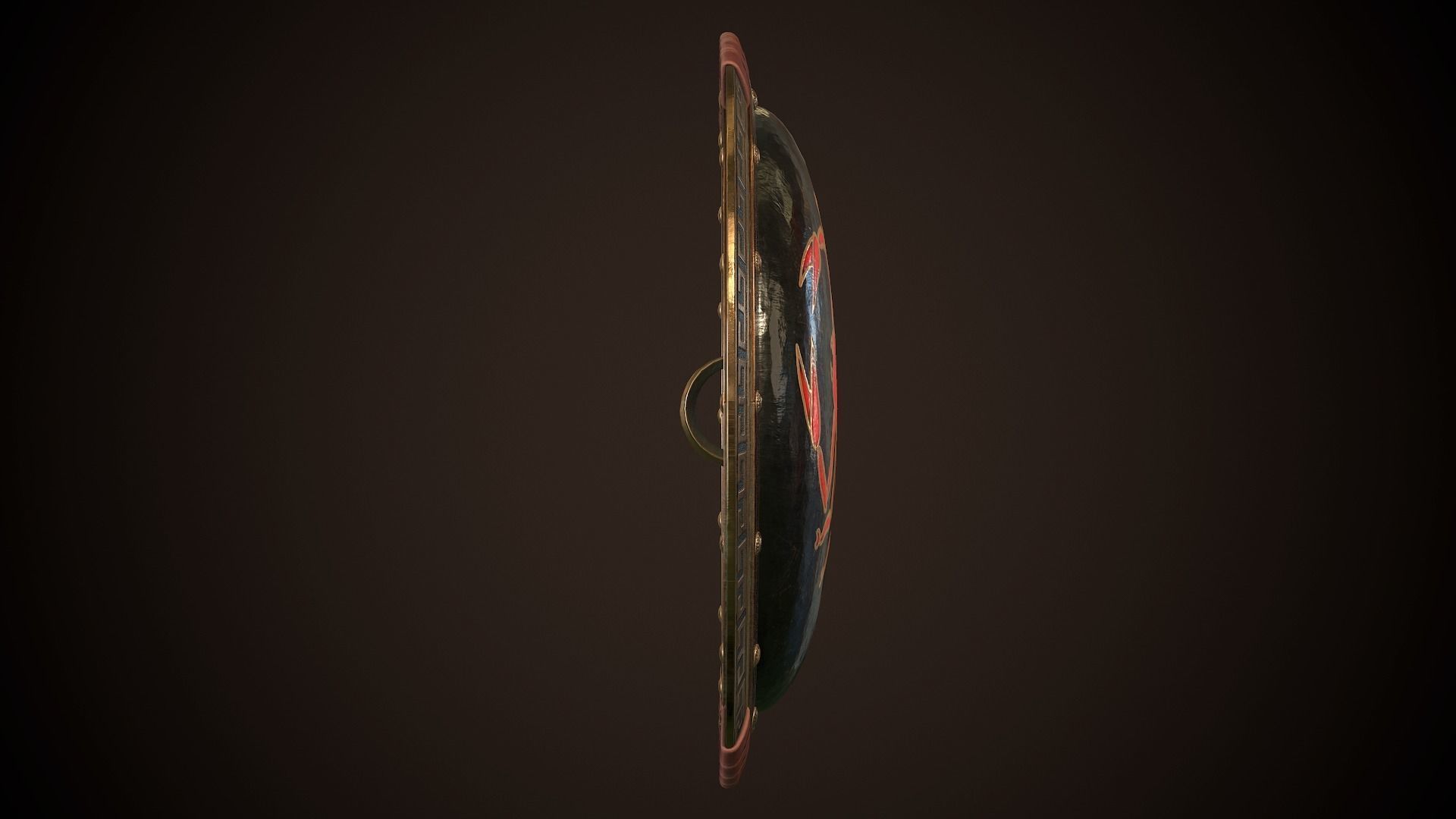 Hoplite Shield Scorpion  Low-poly 3D model_19