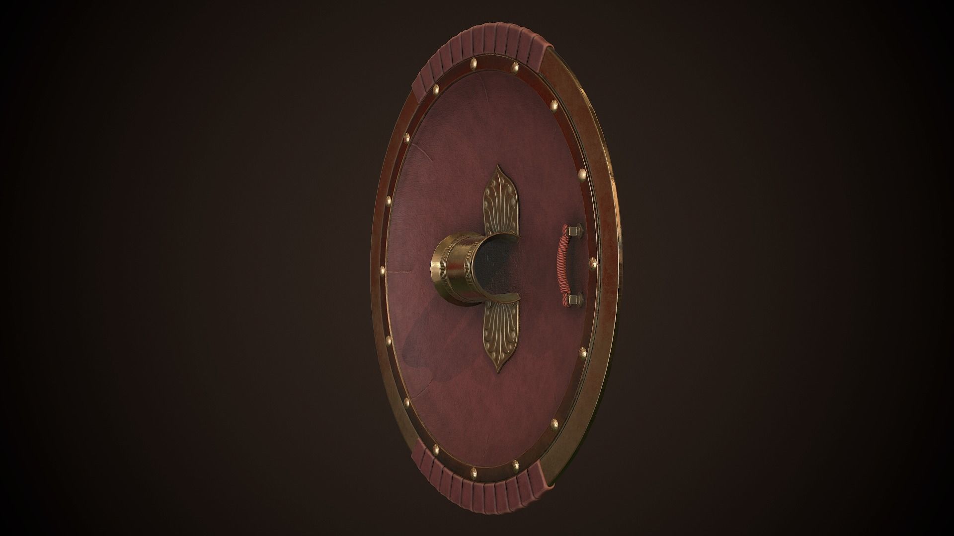 Hoplite Shield Scorpion  Low-poly 3D model_17