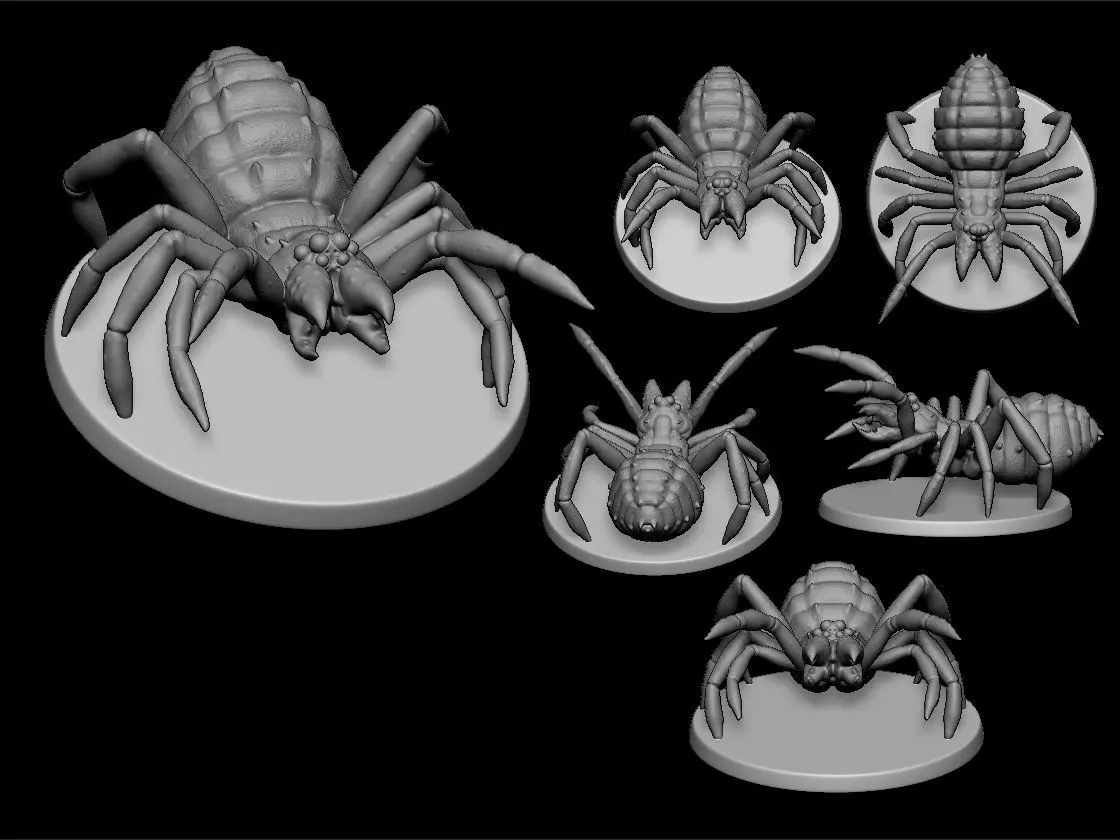 CAMEL SPIDER  3D print model_0