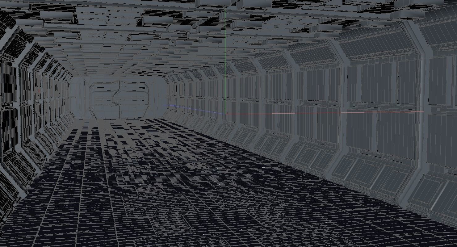 Sci fi interior 3d model 3D model_15