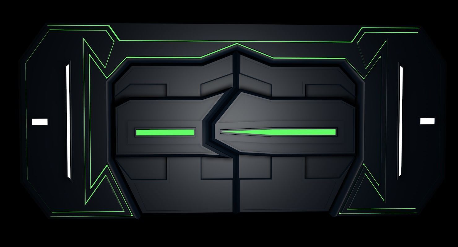 Sci fi interior 3d model 3D model_12