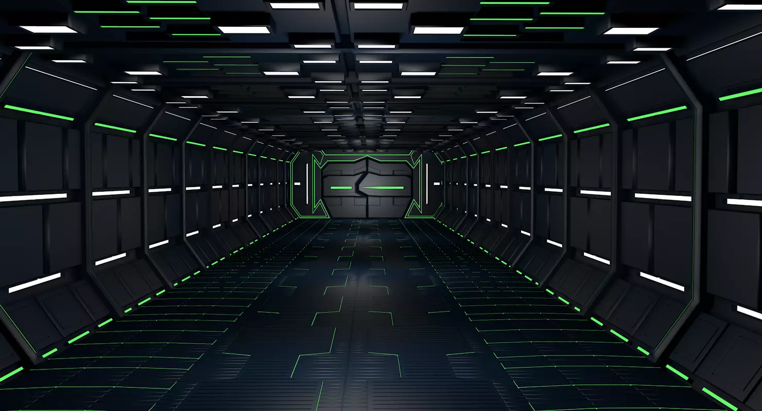 Sci fi interior 3d model 3D model_0
