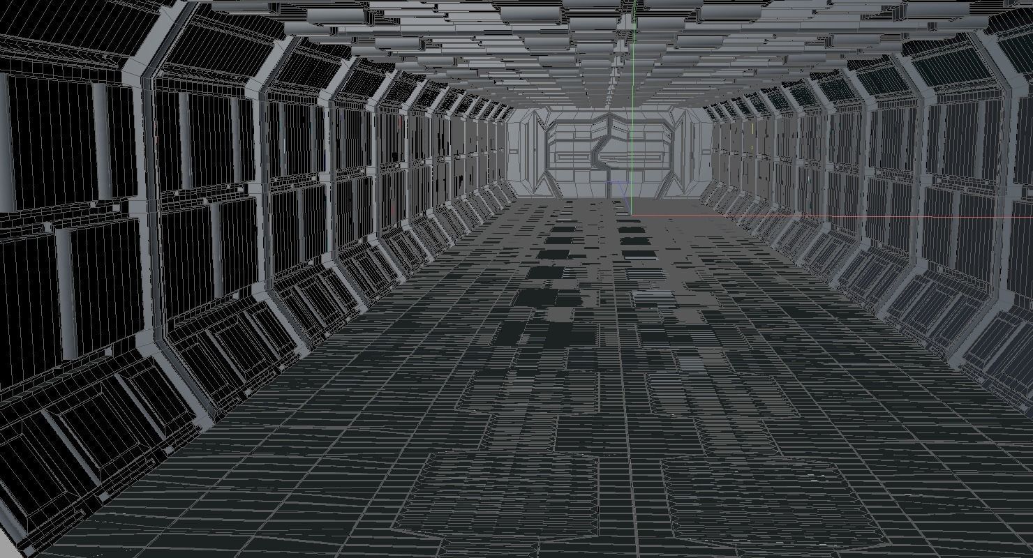 Sci fi interior 3d model 3D model_13