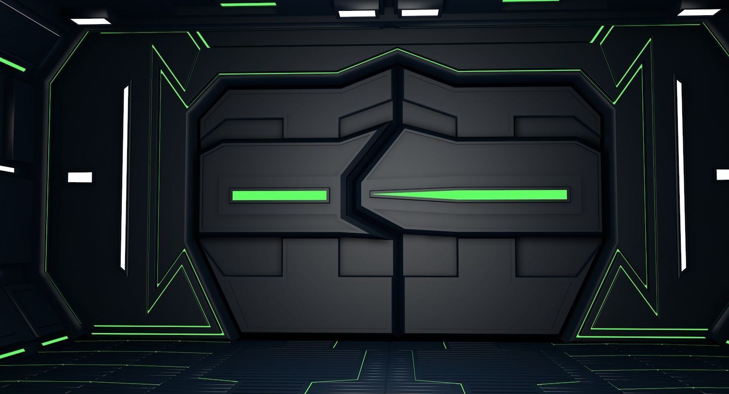 Sci fi interior 3d model 3D model_8