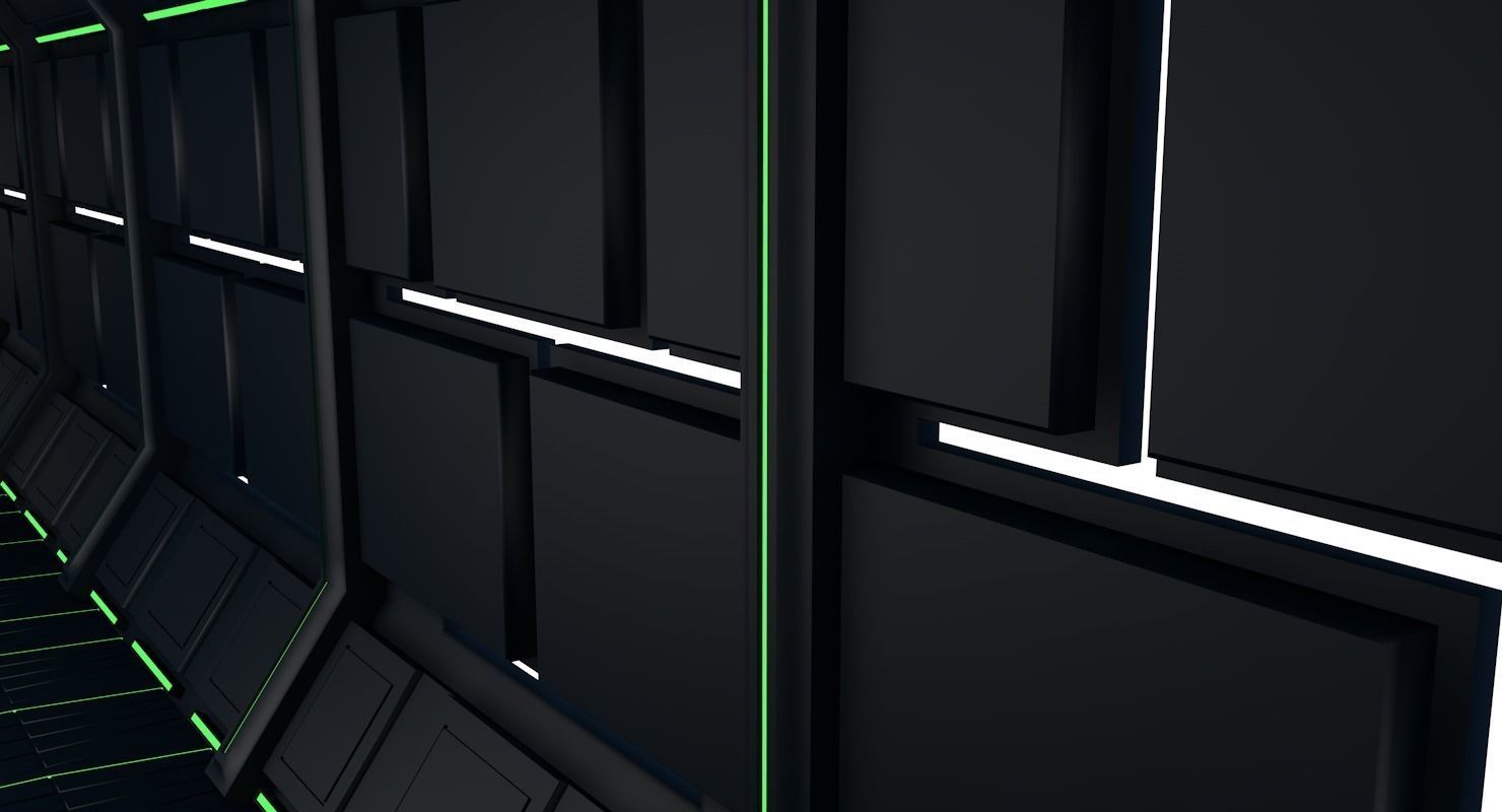 Sci fi interior 3d model 3D model_6