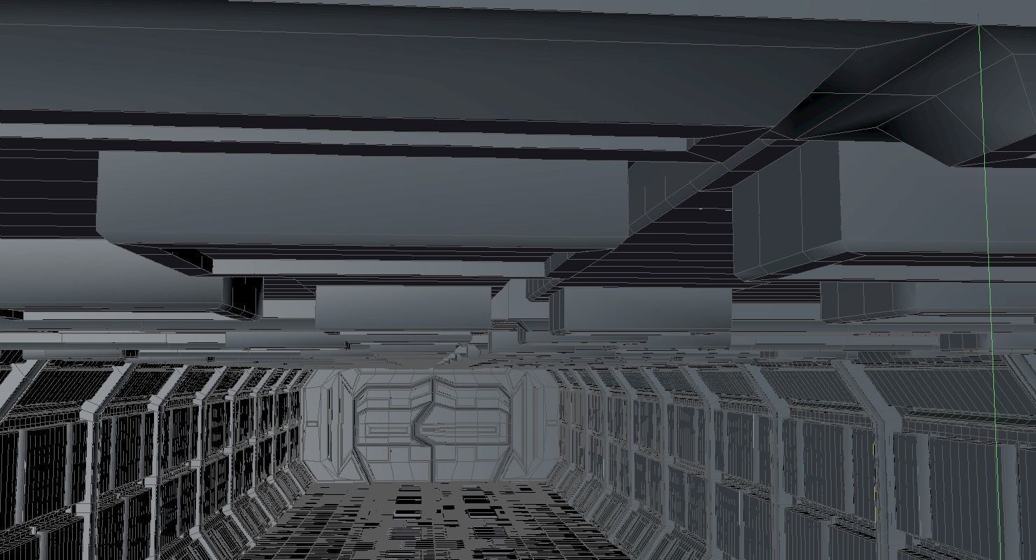 Sci fi interior 3d model 3D model_16