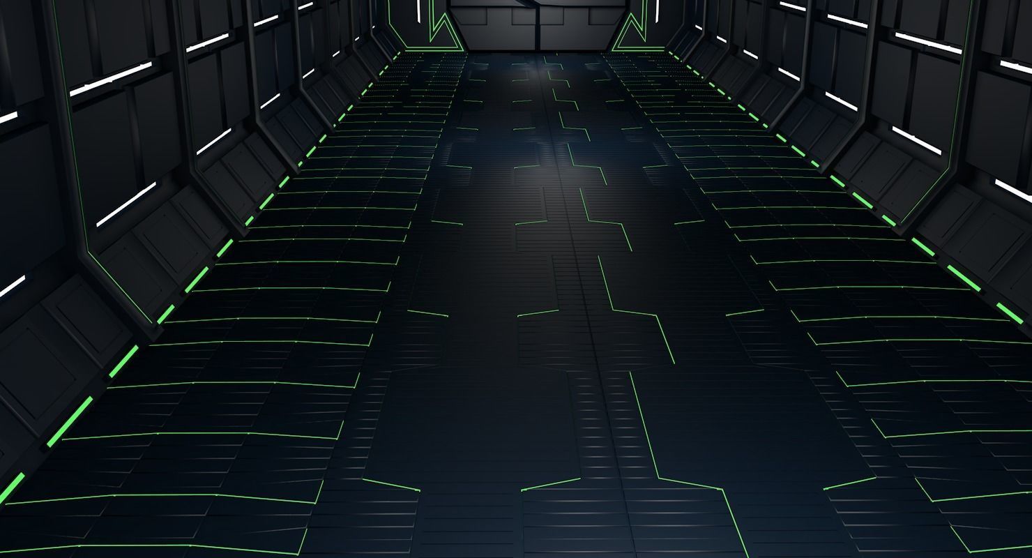 Sci fi interior 3d model 3D model_4