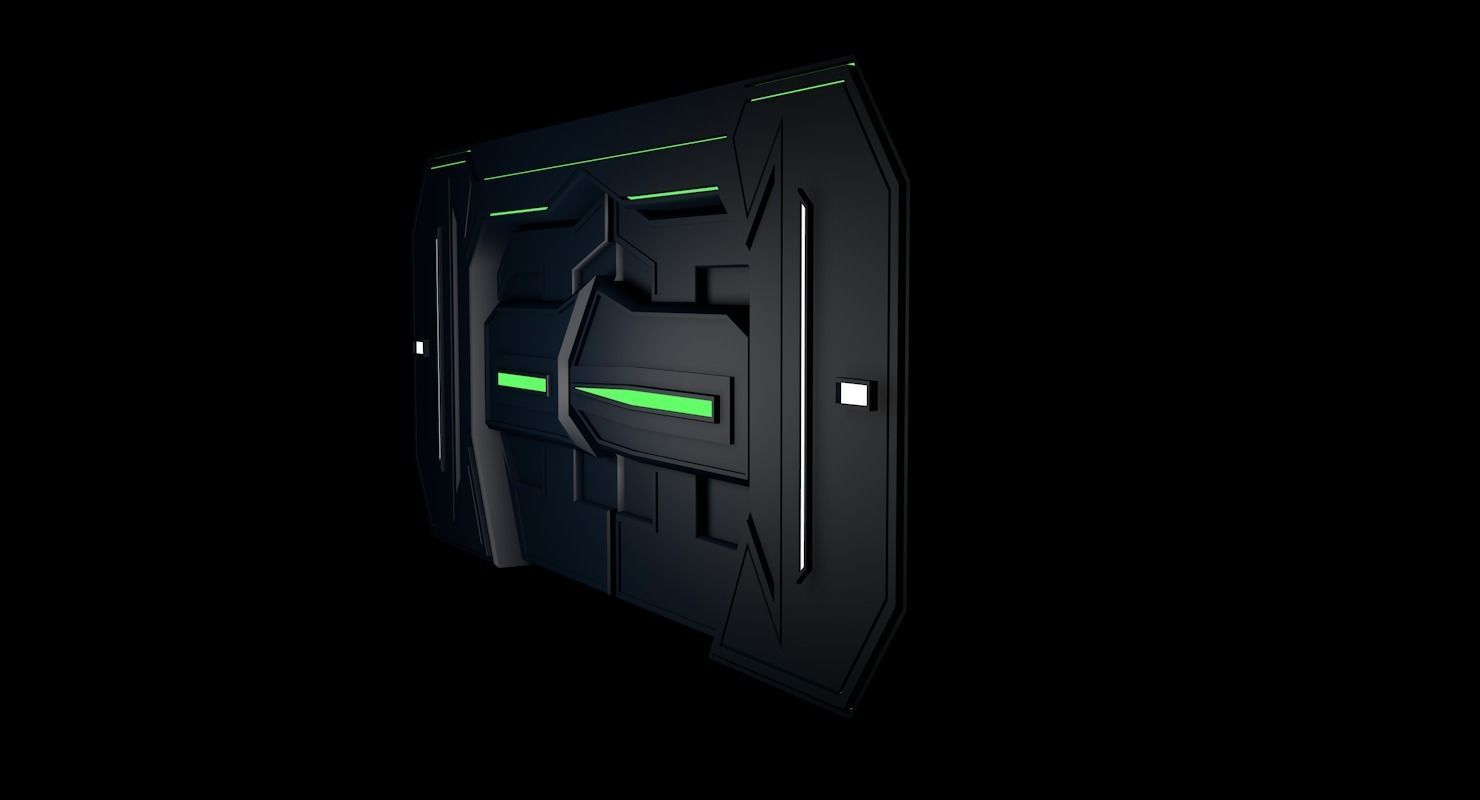 Sci fi interior 3d model 3D model_10