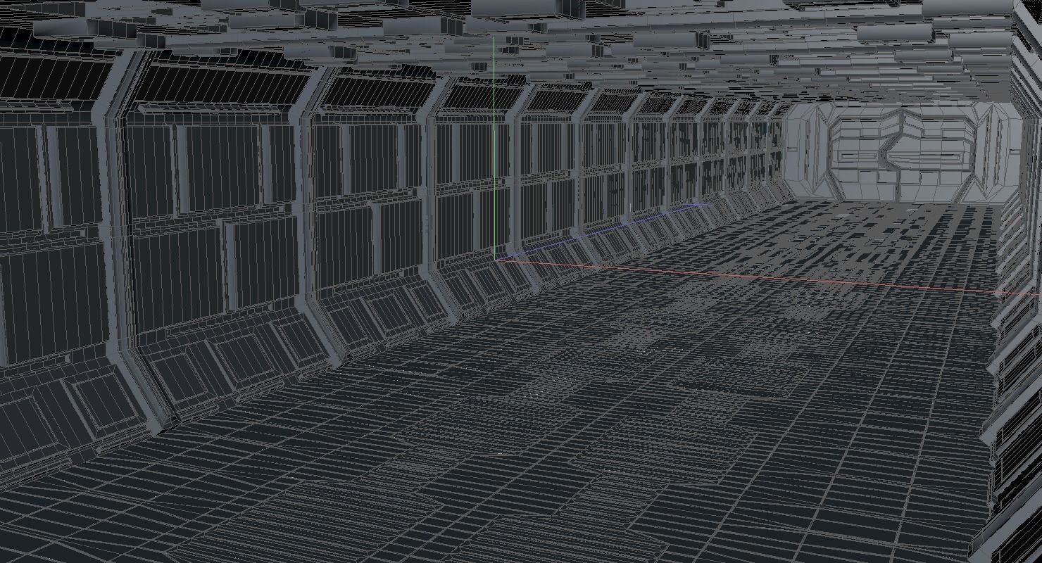 Sci fi interior 3d model 3D model_14