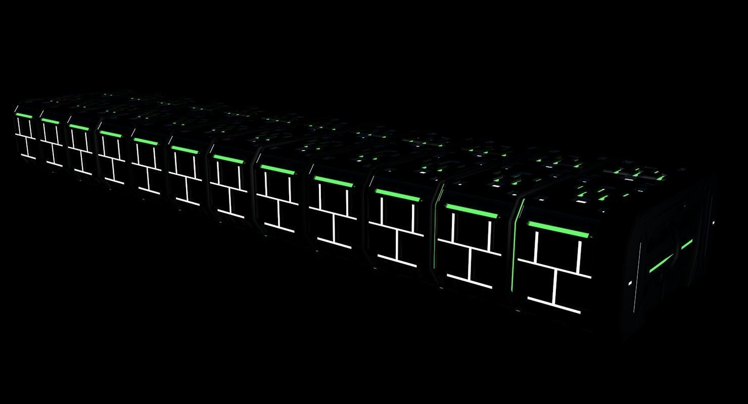 Sci fi interior 3d model 3D model_9