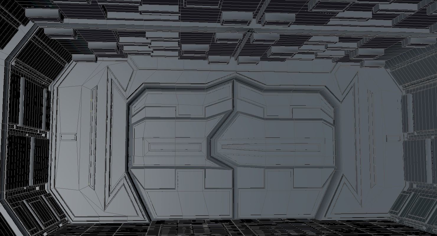 Sci fi interior 3d model 3D model_17