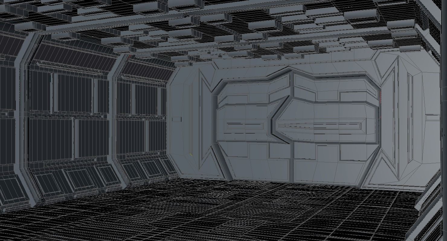 Sci fi interior 3d model 3D model_18